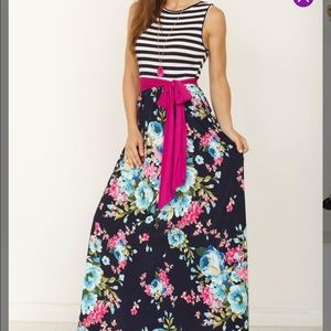 Floral maxi dress